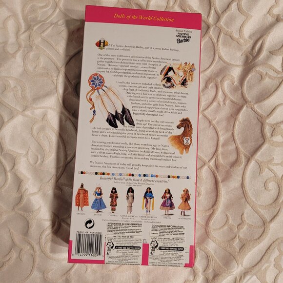 Native American 2nd in Series Dolls of the World Barbie - Picture 8 of 17